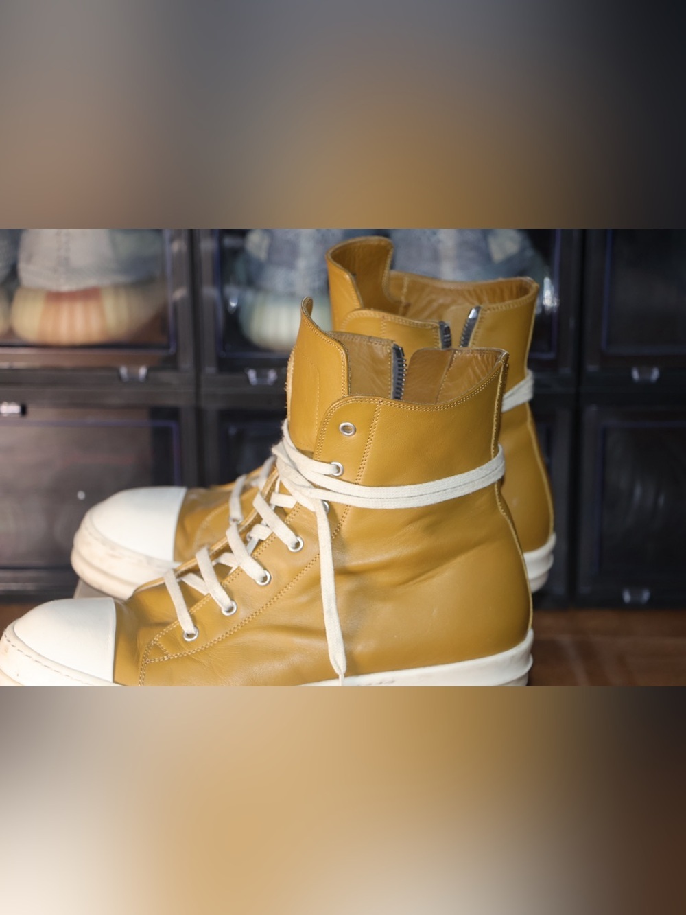 Rick Owens High-Top Ramones - Picture 3 of 7